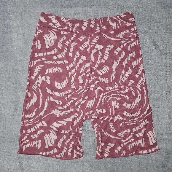 NWT SKIMS 2X Summer Mesh Mid Thigh Short RASPBERRY SWIRL - Picture 2 of 3